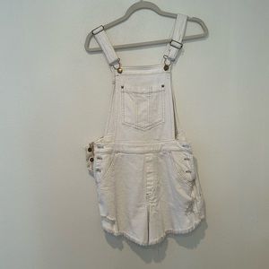 White overalls (shorts)